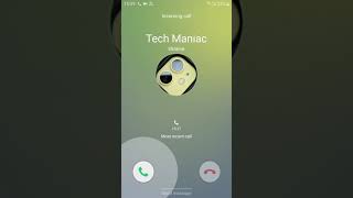 SAMSUNG GALAXY ANDROID 9 INCOMING CALL (OneUI 1.1) screenshot 5