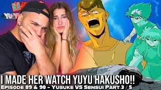 Yusuke Dies? Yusuke Vs Sensui Part 35 Girlfriends Reaction Yu Yu Hakusho Episode 89 & 90