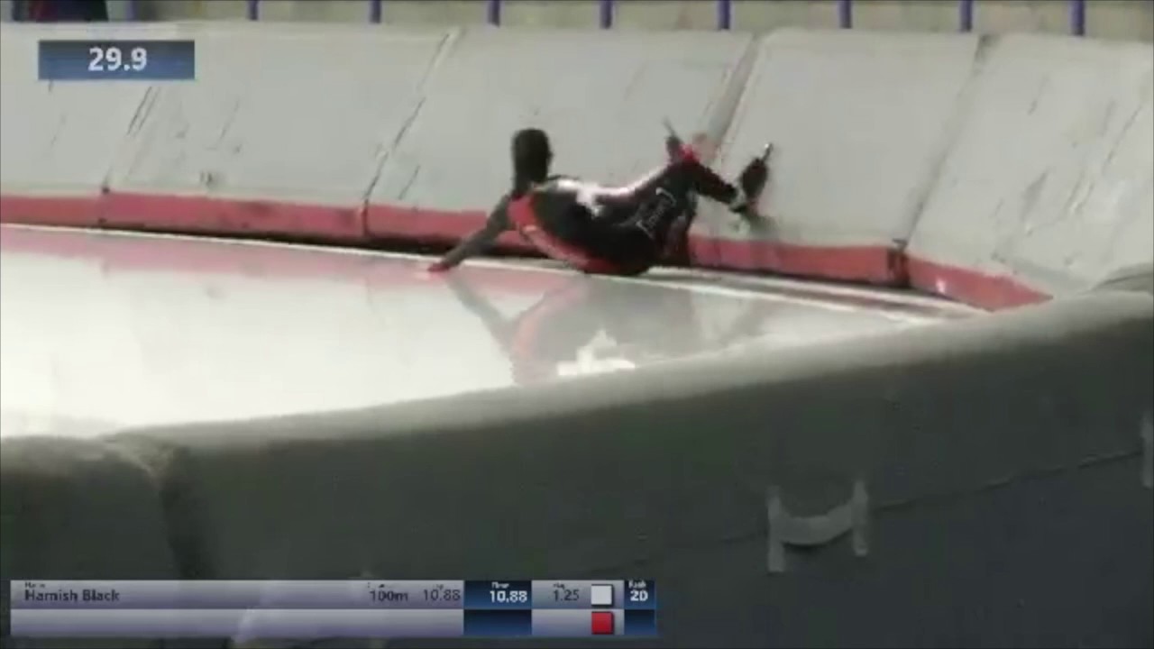 500m Long Track Speed Skating Crash YouTube