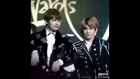 V (BTS) and Baekhyun (EXO) are dancing together #EXO #BTS #V #Baekhyun