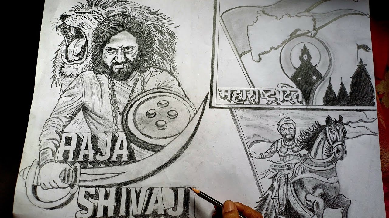 Drawing Ritesha Raja Shivaji Ritesh Deshmukh Movie 2026 Drawing Pencil Outline ...
