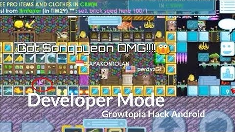 Hack Developer Mode | Growtopia Hack Android