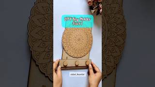 DIY Key Holder Part 1| Pastel Shade Mandala Design| Mirror Work| #diy #mandaladecorativeart #art