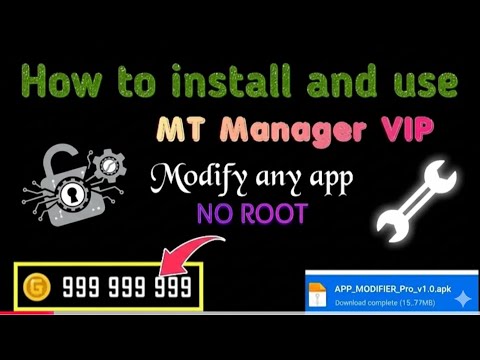 How to Mod Games with MT Manager VIP |No Root Android Tutorial