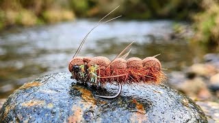 How to tie Swimming October Foam Caddis Pupa. Fly tying tutorial.