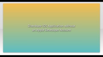 Distribute iOS Application without an Apple Developer Account