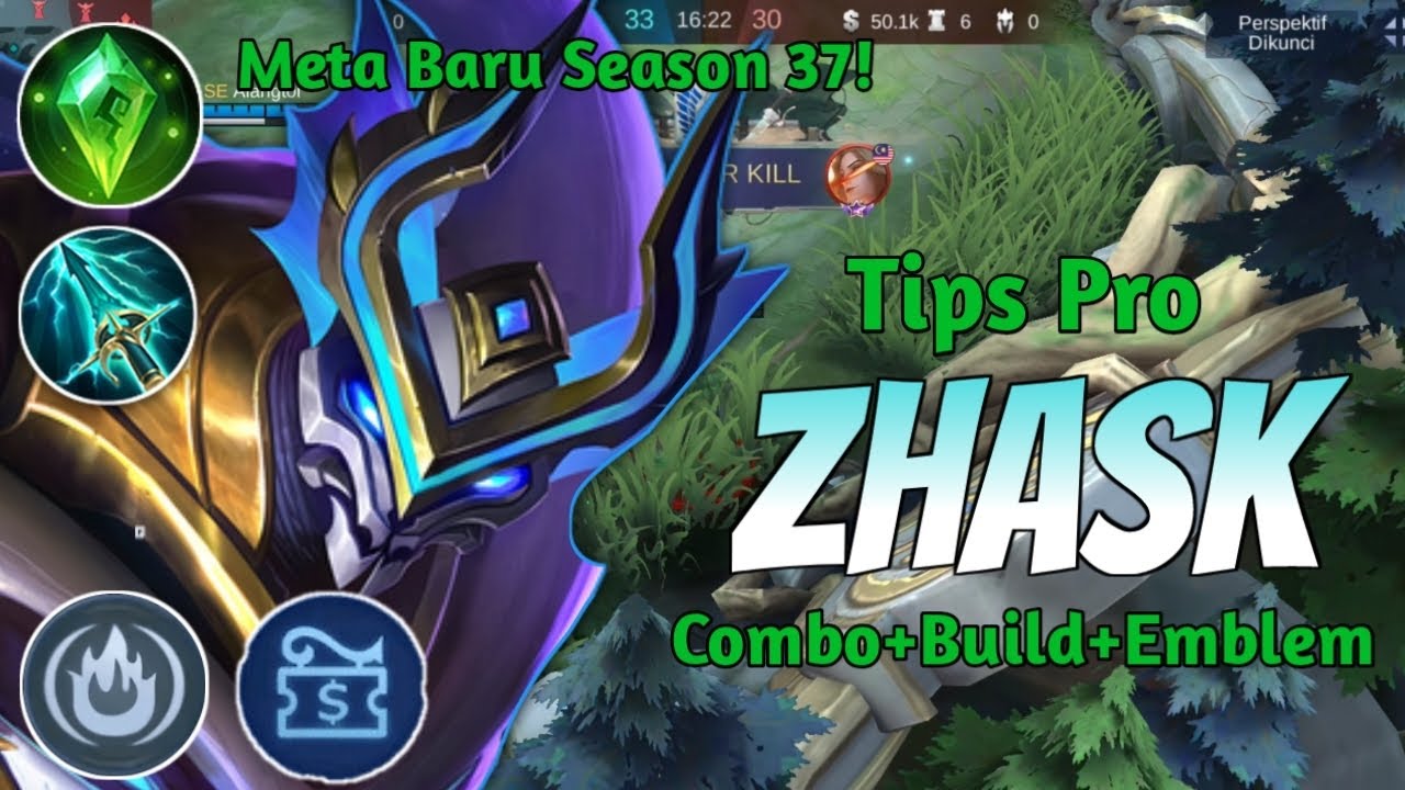 CARA PRO MAIN ZHASK DI META SEKARANG + BUILD & EMBLEM ZHASK TERBARU ...