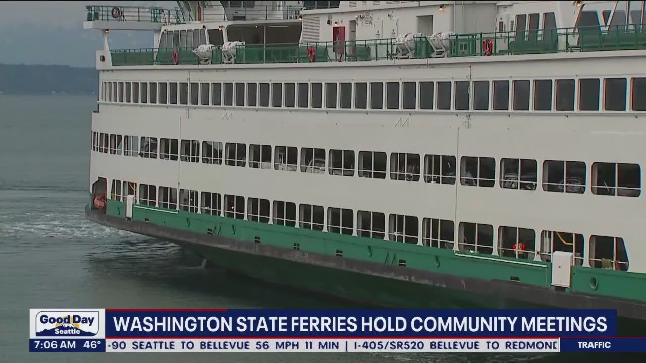 Washington State Ferries hold community meetings | FOX 13 Seattle - YouTube