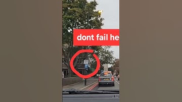 Morden Test Centre tricky bus lane. Don