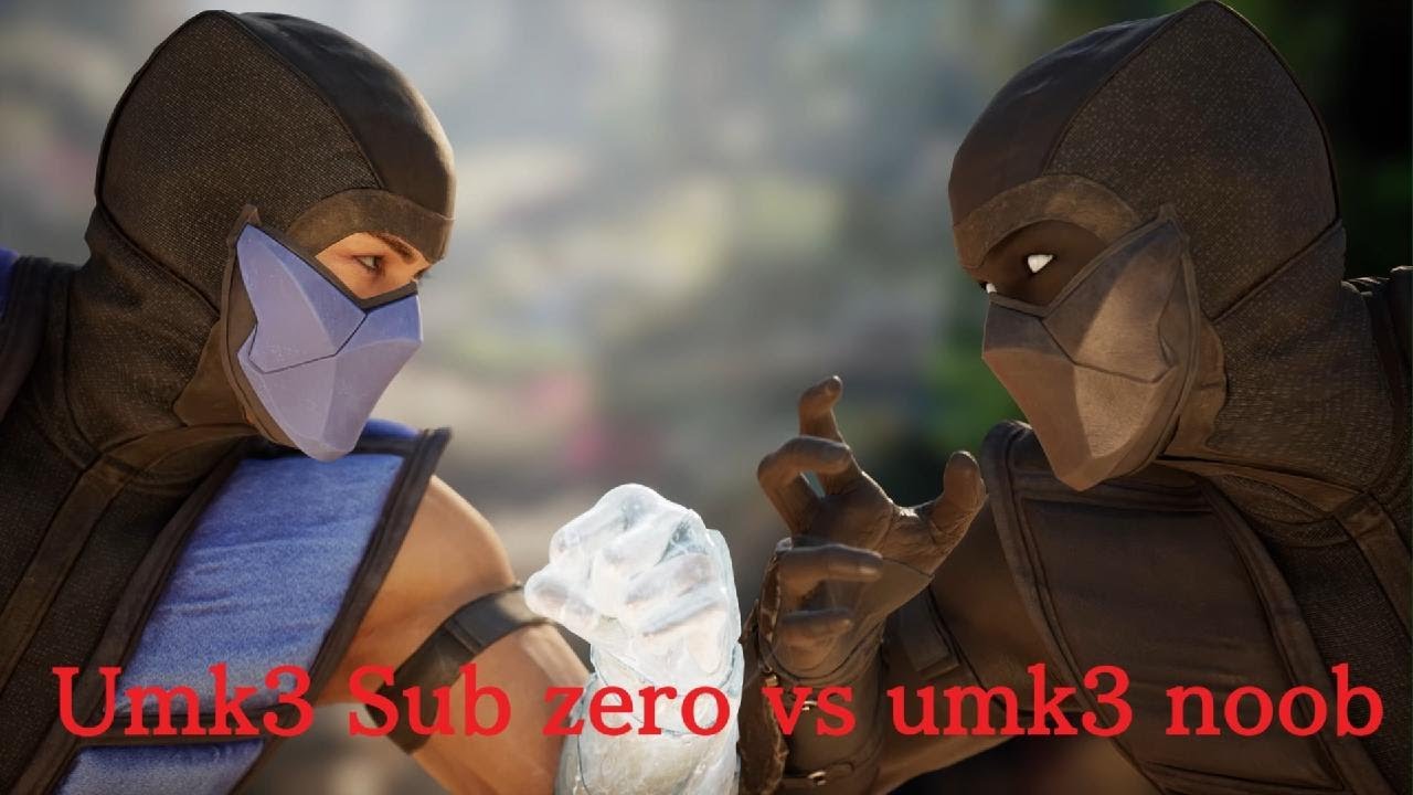 Mortal Kombat 1 umk3 Sub zero vs umk3 Noob - YouTube