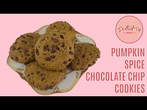 EASY Pumpkin Spice Chocolate Chip Cookies (Gluten Free + Vegan) | Dolled Up Desserts