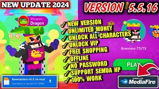 Bowmasters Mod Apk Latest 2024 Apk v5.5.16 - Unlimited Money & Unlock All Characters | No Password 🔓