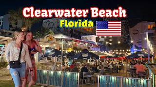 Evening Walk: Clearwater Beach Florida | Walking Tour