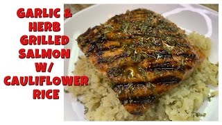 Garlic & Herb Grilled Salmon