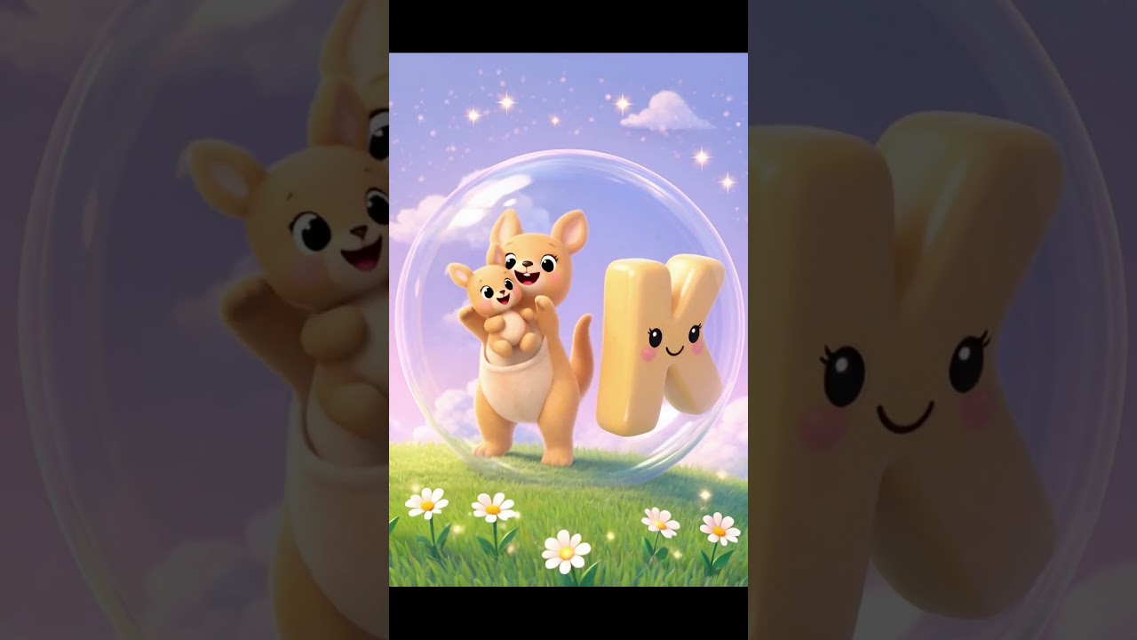 Буква К означает Кенгуру 🦘 | Изучаем букву К | Азбука для детей