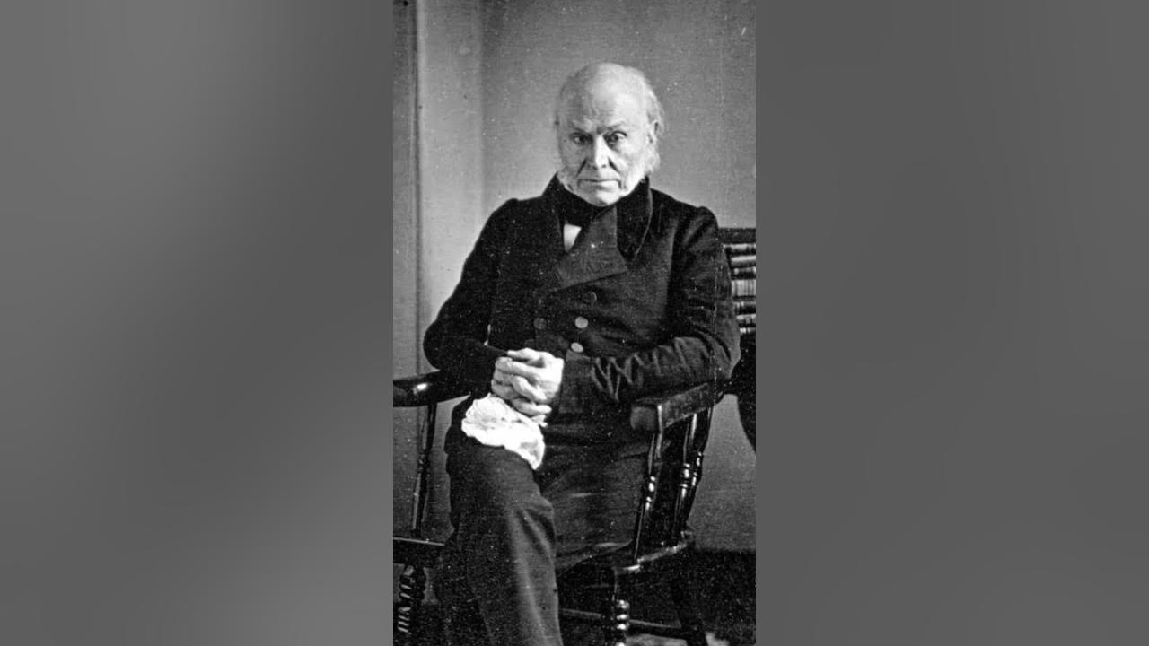 The oldest photograph of the President of the United States, John Quincy Adams, 1843 #usa