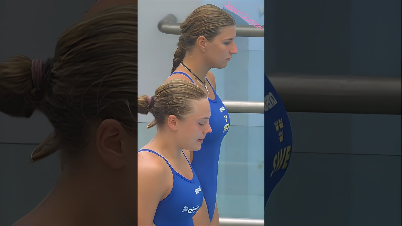 Awesome Dive By Two Beautiful Female Divers Emilia Nilsson & Elna Widerstrom 