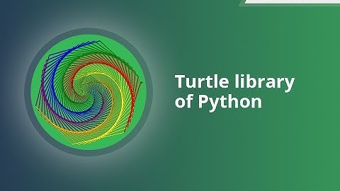 Python Learning| Python Tutor| Turtle library of Python.