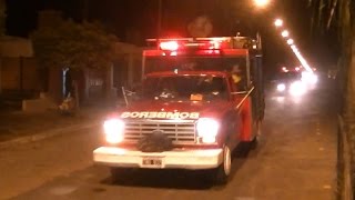 Bomberos Voluntarios de Rojas en emergencia