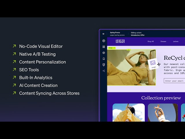 Shogun Page Builder + AB Testing for Shopify