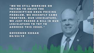 Gov. Hogan on Prescription Drugs