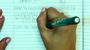 5 8 Factor Linear Expressions pt  2
