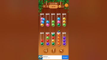 1181 to 1185 Level woody sort ball sort puzzle game 2024