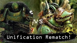 Dawn of War Unification Rematch! Salamanders (Necrotechnica) vs The Death Guard (Vrax)