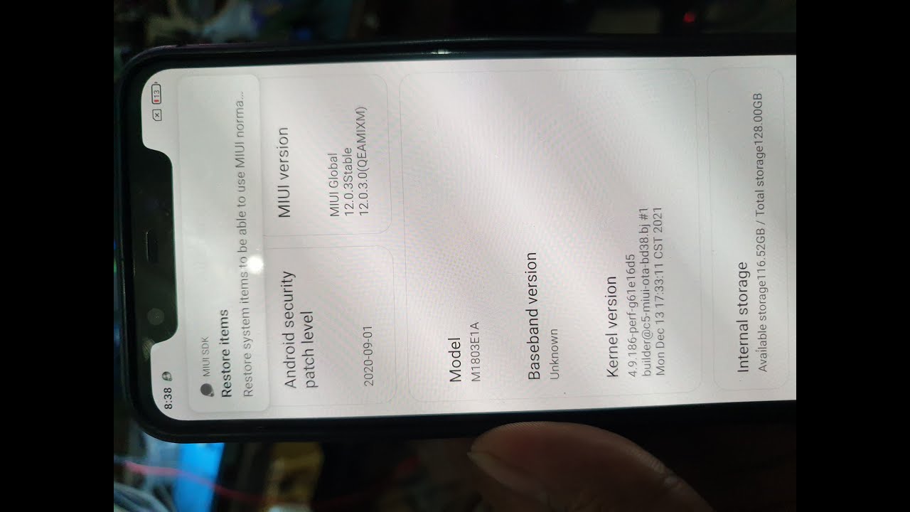 Baseband unknown | signal lost | Xiaomi Solution