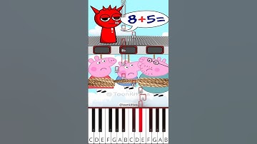 Incredibox Sprunki Peppa Pig #animation #peppapig #peppa (@toonkitties) - Octave Piano Tutorial