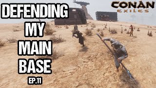 An Alpha Clan Came to RAID My Base - Conan Exiles