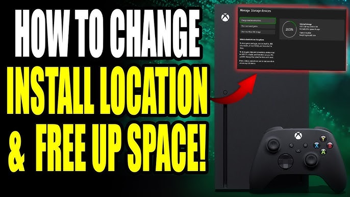 Xbox Series X/S: How to Change Downloads Location in Internet Web