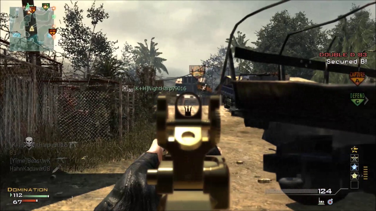 *2 men Party* Mw3 81 sec moab against snipers