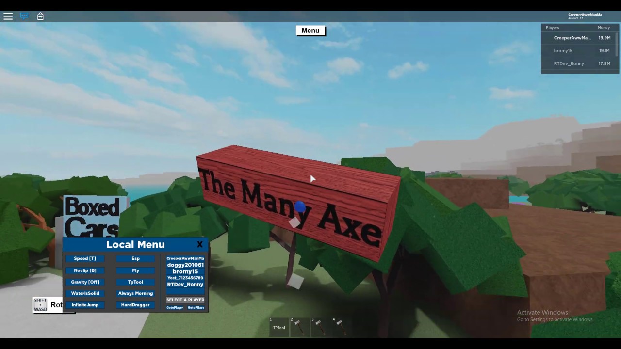 How To Get The Many Axe In 2020 After Patch Roblox Lumber Tycoon