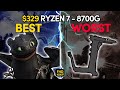 $329 Ryzen7-8700G PHOENIX graphic option Performance Comparison I FHD Test in 18 Games