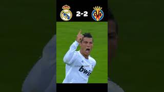 Real Madrid Vs Villareal - Ronaldo Hattrick And Become The Best Player 