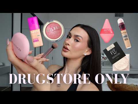 FULL FACE of Drugstore Makeup | Affordable Products That Look Expensive