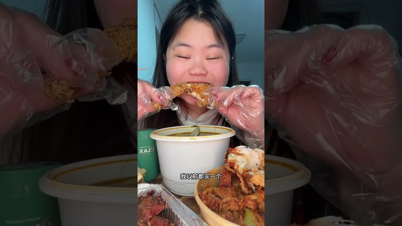 What did the 200-pound chubby girl have for her late-night snack#Bai Cao Yuan Qiu Kui Qing