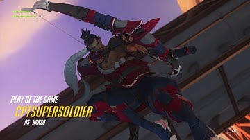 Overwatch: Hanzo sextuple kill play of the game.