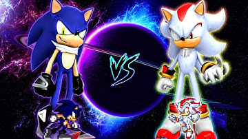 Sonic Black V2 (all form) (New) VS Shadow (all form) in Jump Force Mugen