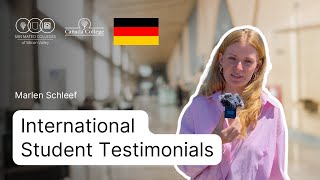 Cañada College International Student Testimonials - Marlen Schleef