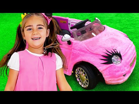Видео: Розовая Машина VS Синяя Машина Челлендж с Настей Мией и Артемом