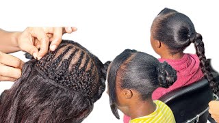 Saloon Work: Simple Natural Protective Hairstyle screenshot 1