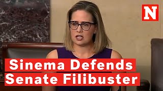 Kyrsten Sinema Defends Senate Filibuster Amid Voting Rights Debate: 'Disease Of Division'