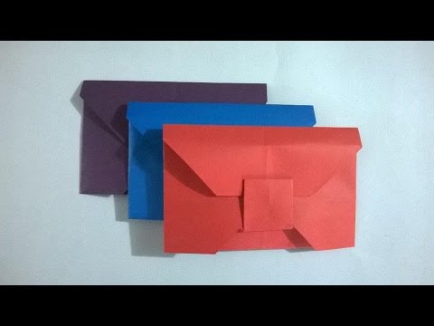 COMO HACER UN SOBRE PARA CARTA DE PAPEL - origami gift 