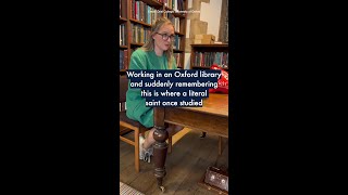 Studying in the same Oxford University library as a literal saint 📚