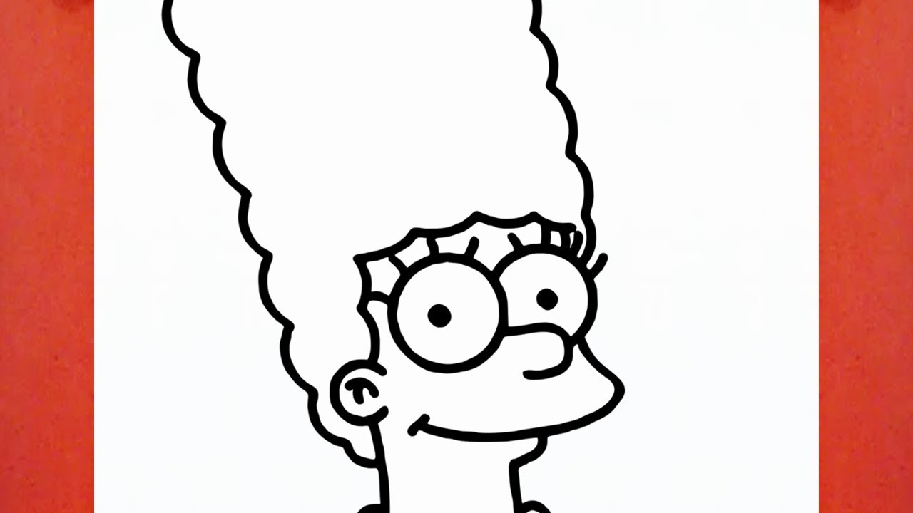 Marge simpson drawing