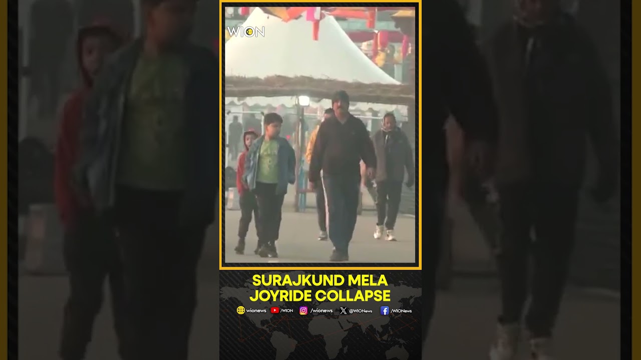 Surajkund Mela Joyride Collapse in Faridabad Injures 12, Police Inspector Dies | WION
