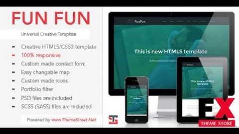 Preview Fun Fun - Universal multipurpose HTML5 Template TFx