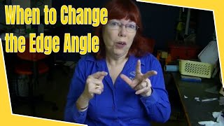 Detailed Shear Edge Angles Part 3. Breaking the rule and changing the angle on a Raven Shear | Bonika Shears Profile